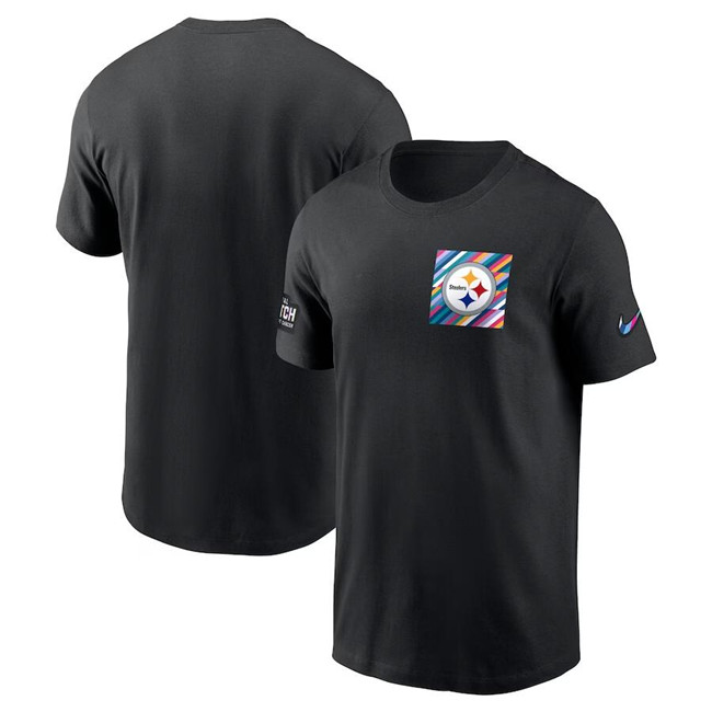 Men's Pittsburgh Steelers Black 2023 Crucial Catch Sideline Tri-Blend T-Shirt Men's Pittsburgh Steelers Black 2023 Crucial Catch Sideline Tri-Blend T-Shirt